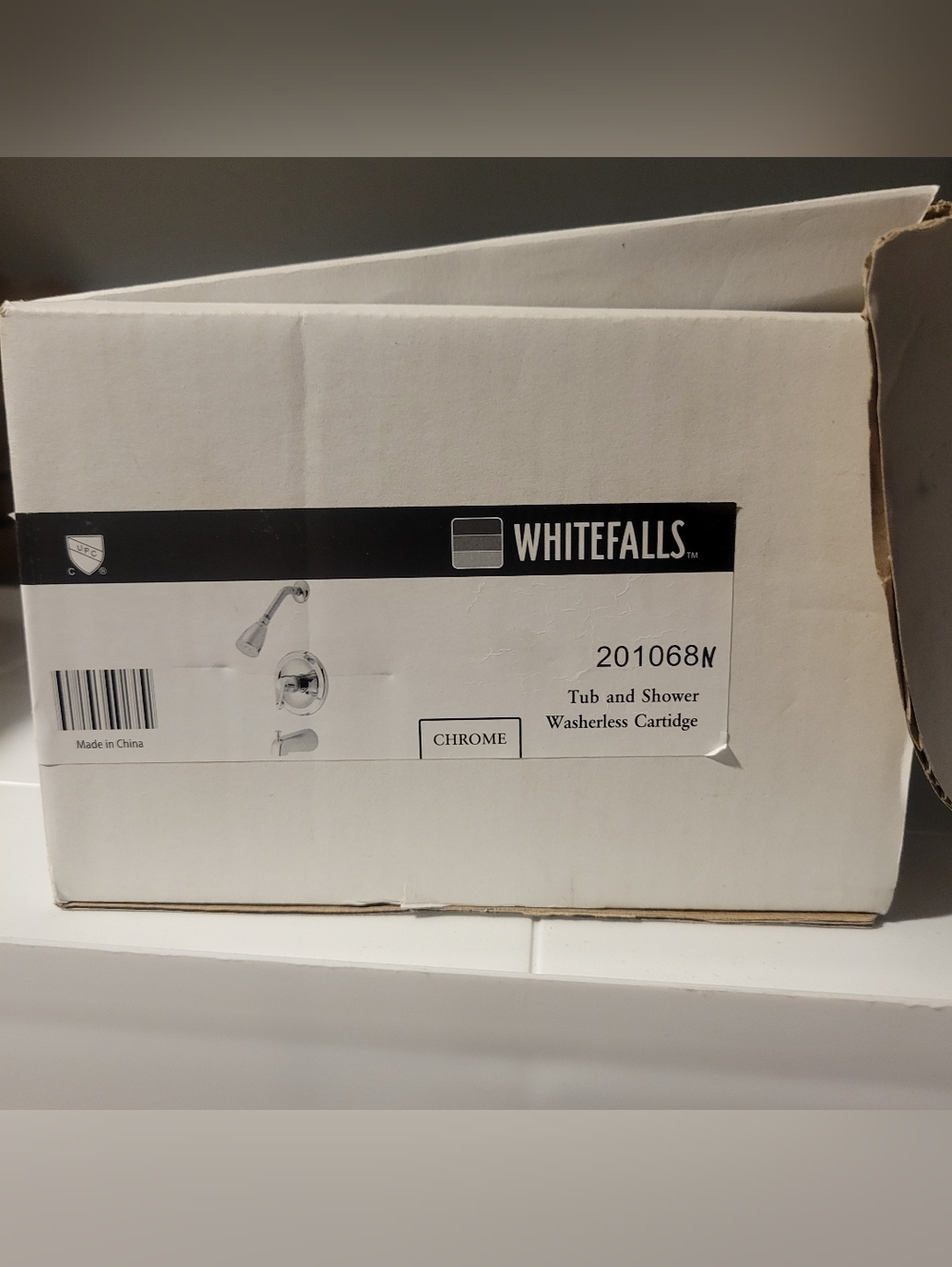 Whitefalls 201068N Oil Rubbed Bronze Tub & Shower System, Pressure Balance.